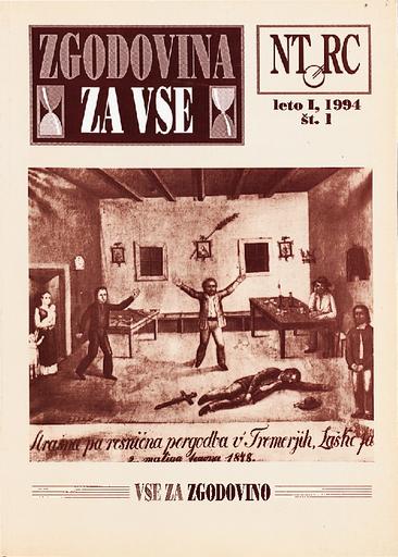 Naslovnica revije Zgodovina za vse